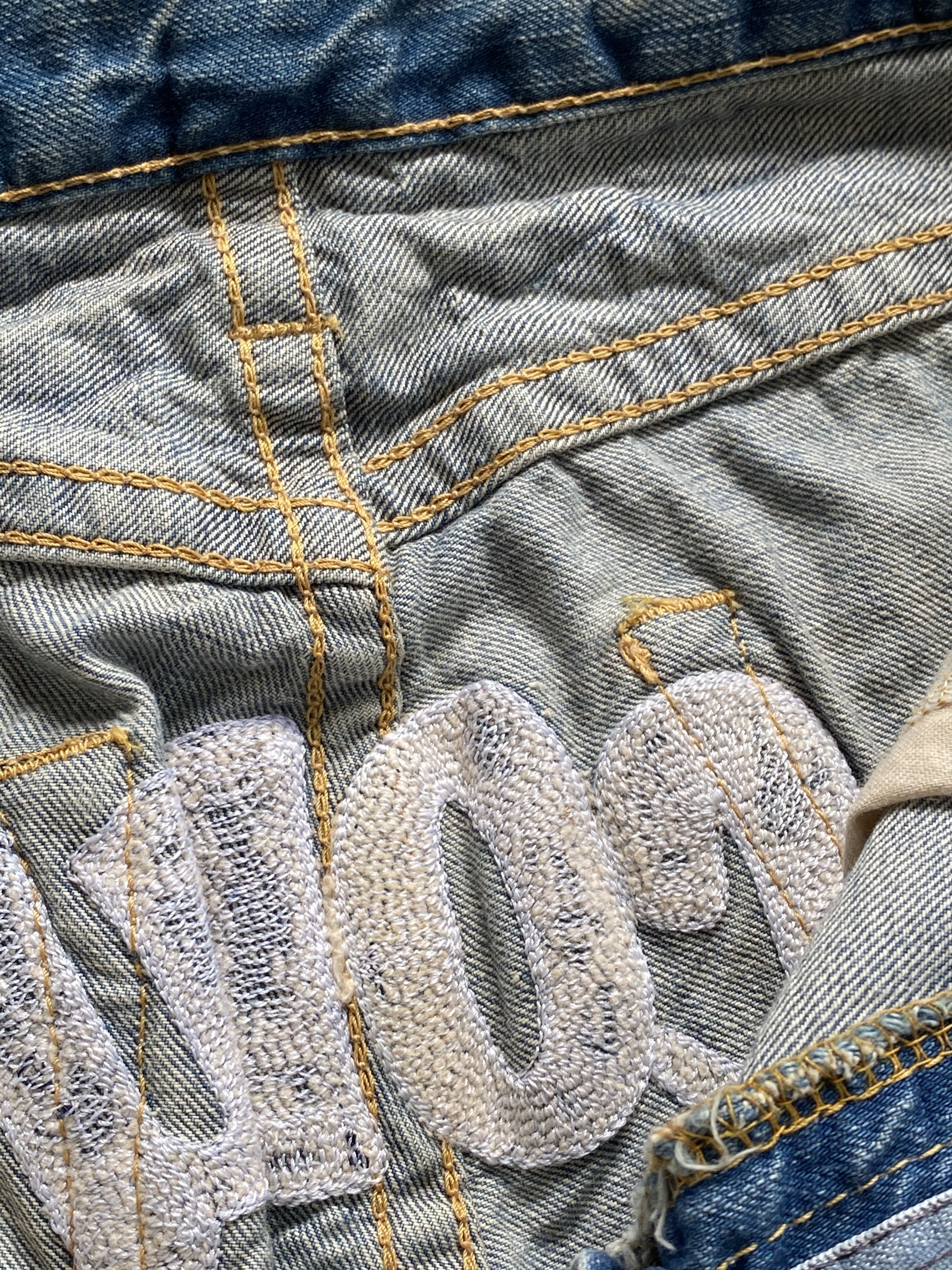 Japanese Brand × Vintage Light Blue Wash Vintage Spell Out Co&Lu Japanese Denims Size 28" / US 6 / IT 42 - 11 Thumbnail
