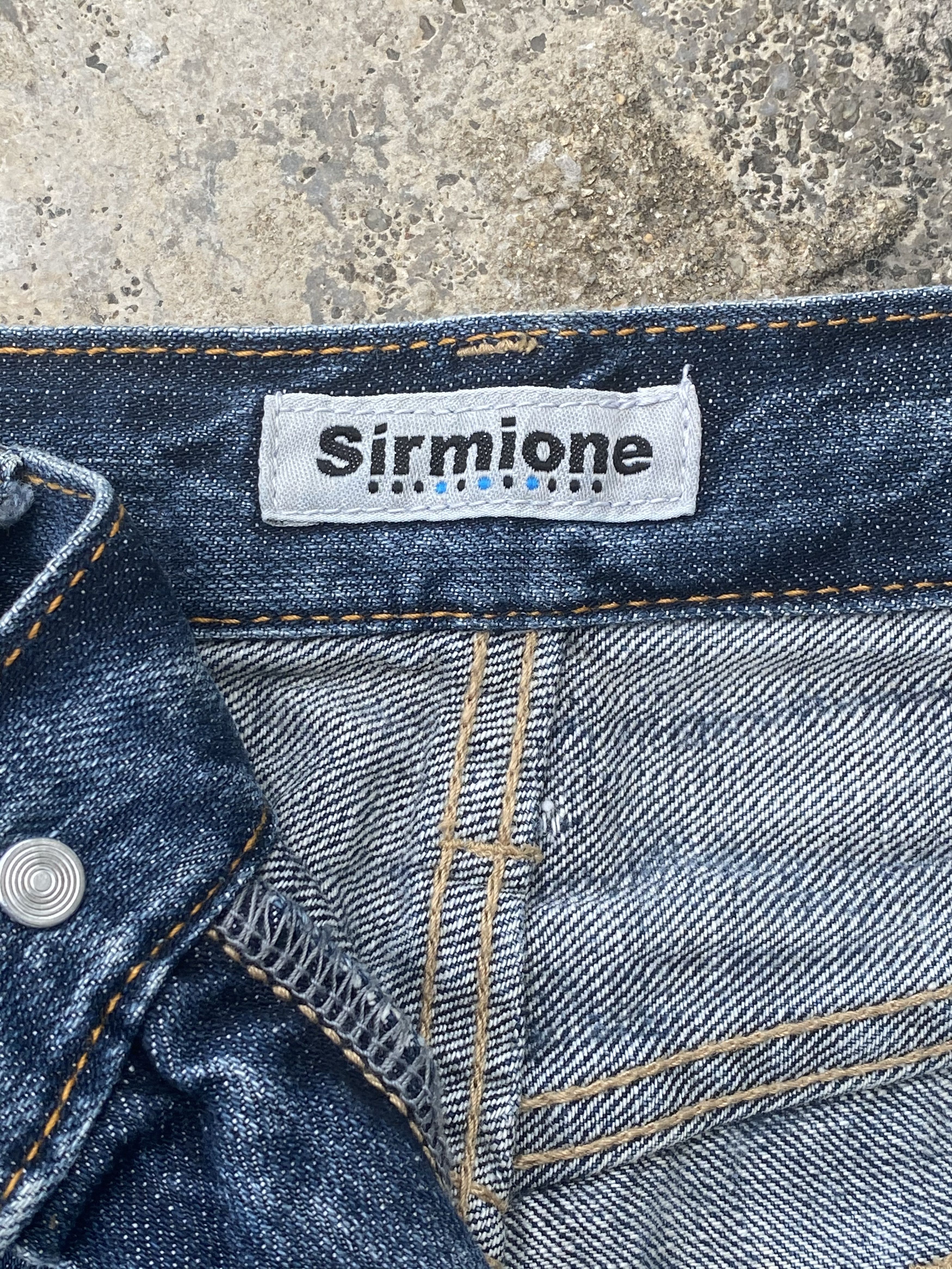 Japanese Brand RARE🔥Skull Pants Light Wash Whiskers Distressed Denim Size US 29 - 7 Thumbnail