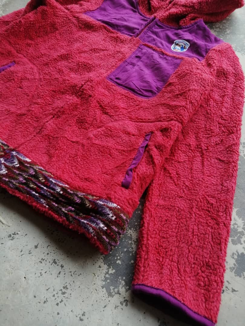 Vintage Titi Caca Retro Sherpa Fleece Hoodies Size US L / EU 52-54 / 3 - 10 Thumbnail
