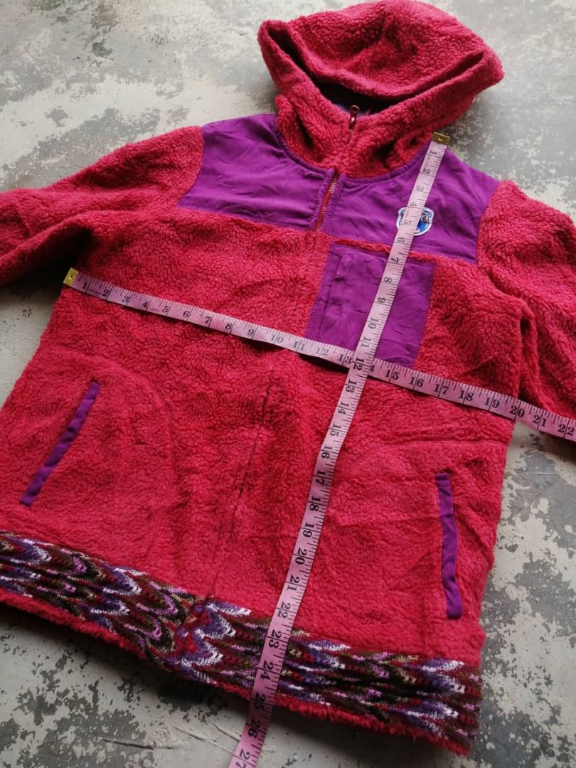 Vintage Titi Caca Retro Sherpa Fleece Hoodies Size US L / EU 52-54 / 3 - 11 Thumbnail