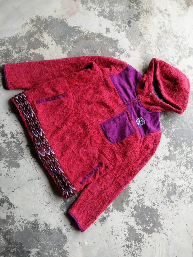 Vintage Titi Caca Retro Sherpa Fleece Hoodies Size US L / EU 52-54 / 3 - 3 Thumbnail
