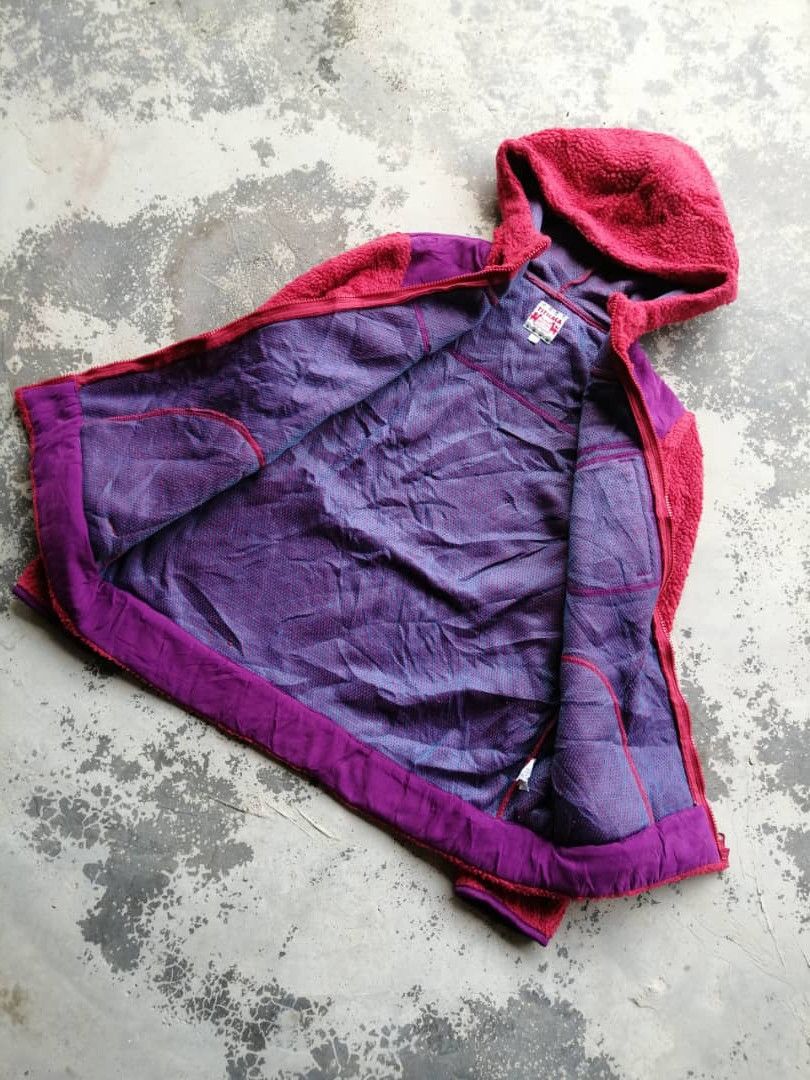 Vintage Titi Caca Retro Sherpa Fleece Hoodies Size US L / EU 52-54 / 3 - 6 Thumbnail