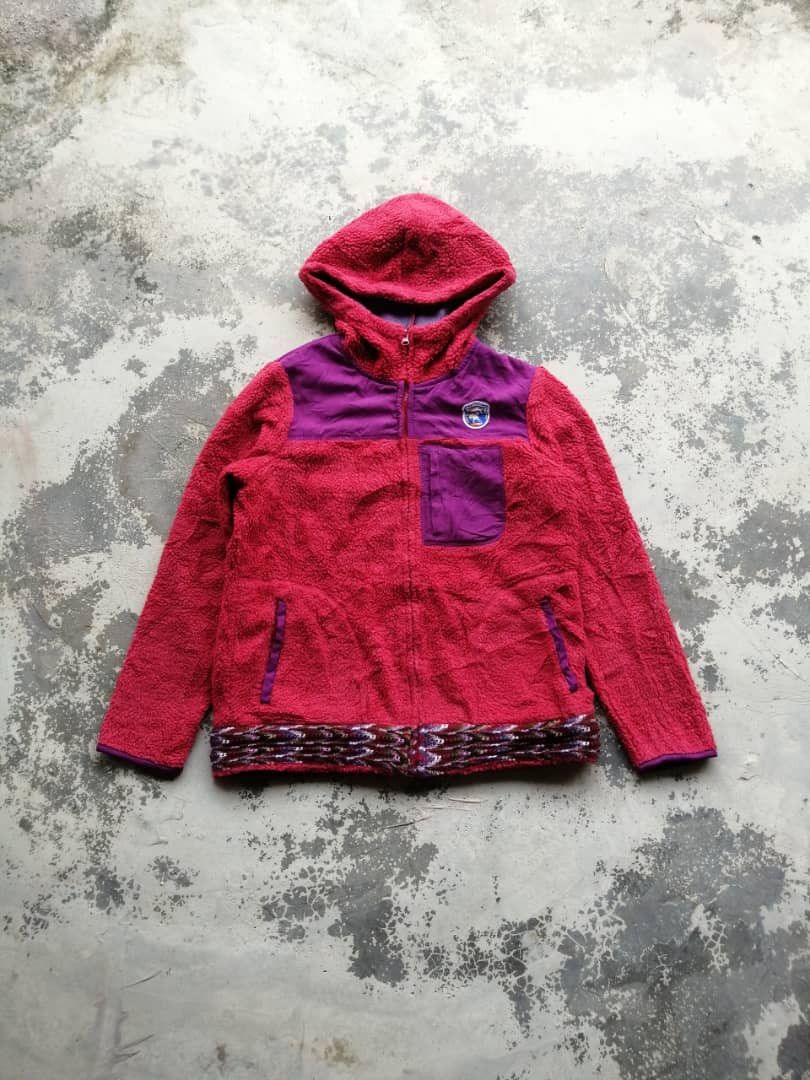 Vintage Titi Caca Retro Sherpa Fleece Hoodies Size US L / EU 52-54 / 3 - 2 Thumbnail
