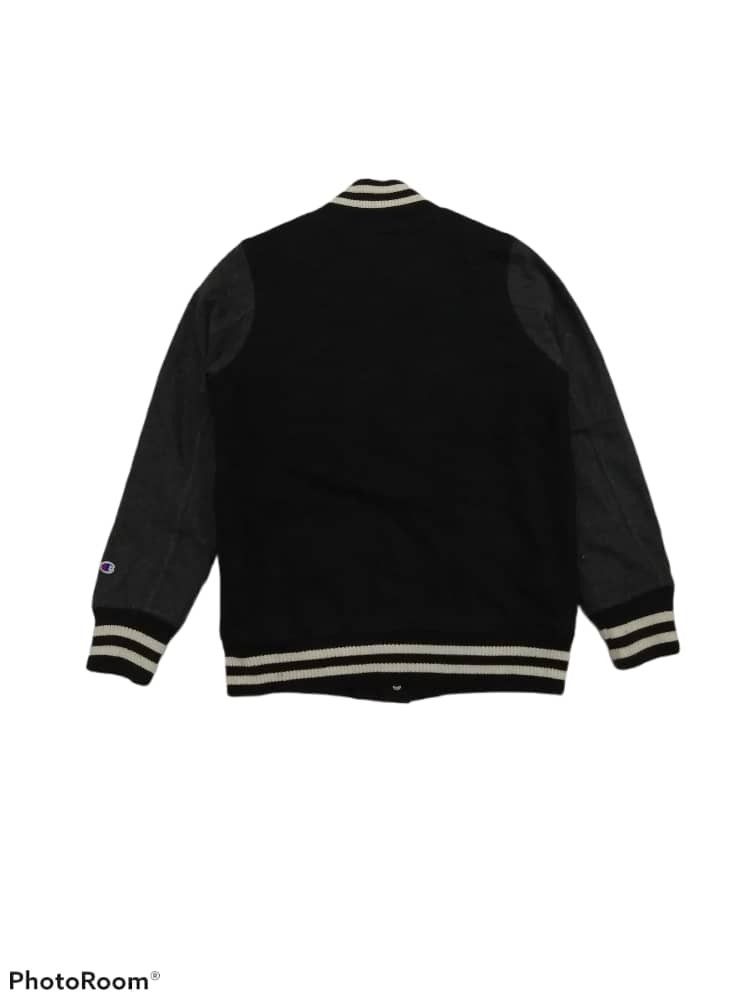 Champion Vintage Champion Black Varsity Jacket Size US M / EU 48-50 / 2 - 2 Thumbnail