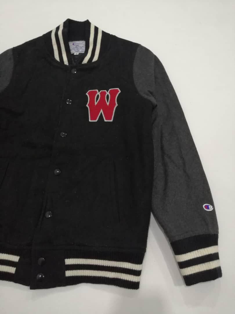 Champion Vintage Champion Black Varsity Jacket Size US M / EU 48-50 / 2 - 4 Thumbnail