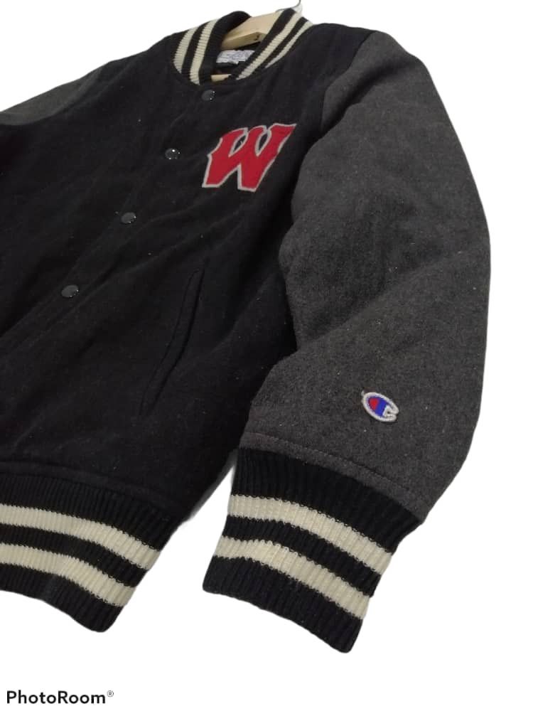 Champion Vintage Champion Black Varsity Jacket Size US M / EU 48-50 / 2 - 10 Thumbnail