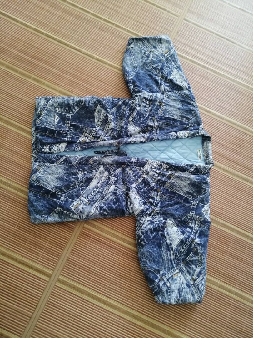 Japanese Brand × Vintage Vintage Japanese Traditional Kimono Printed Denim Size US M / EU 48-50 / 2 - 6 Thumbnail