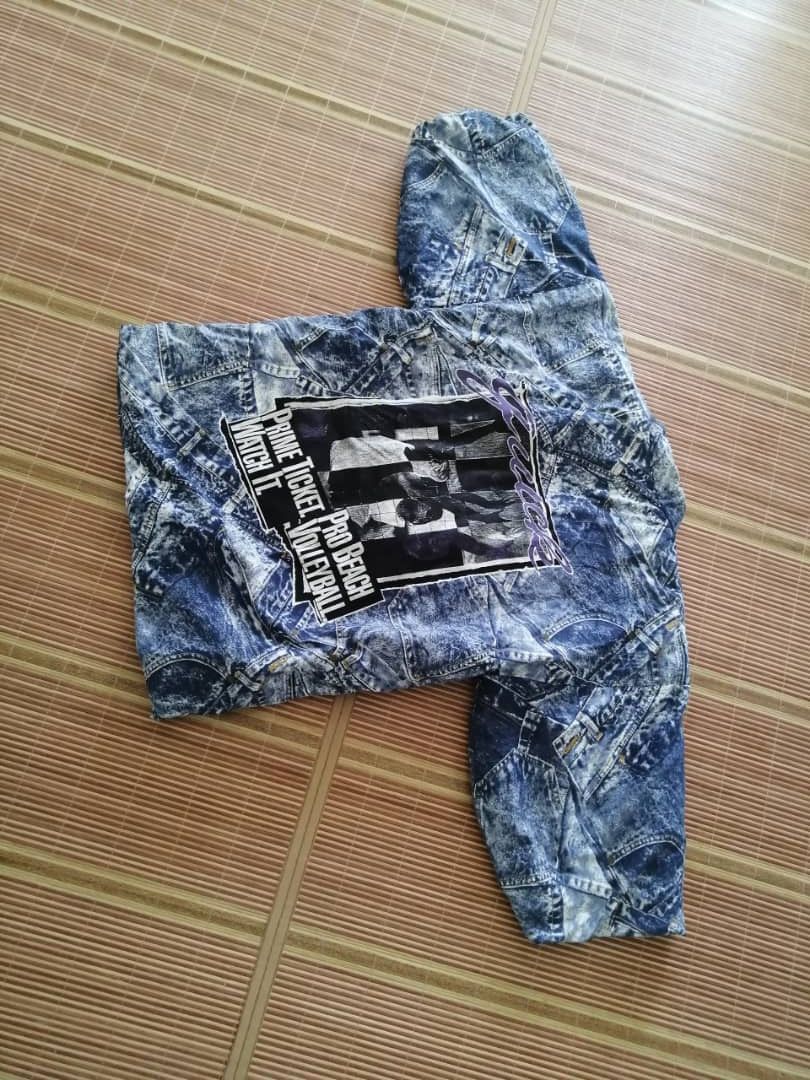 Japanese Brand × Vintage Vintage Japanese Traditional Kimono Printed Denim Size US M / EU 48-50 / 2 - 5 Thumbnail