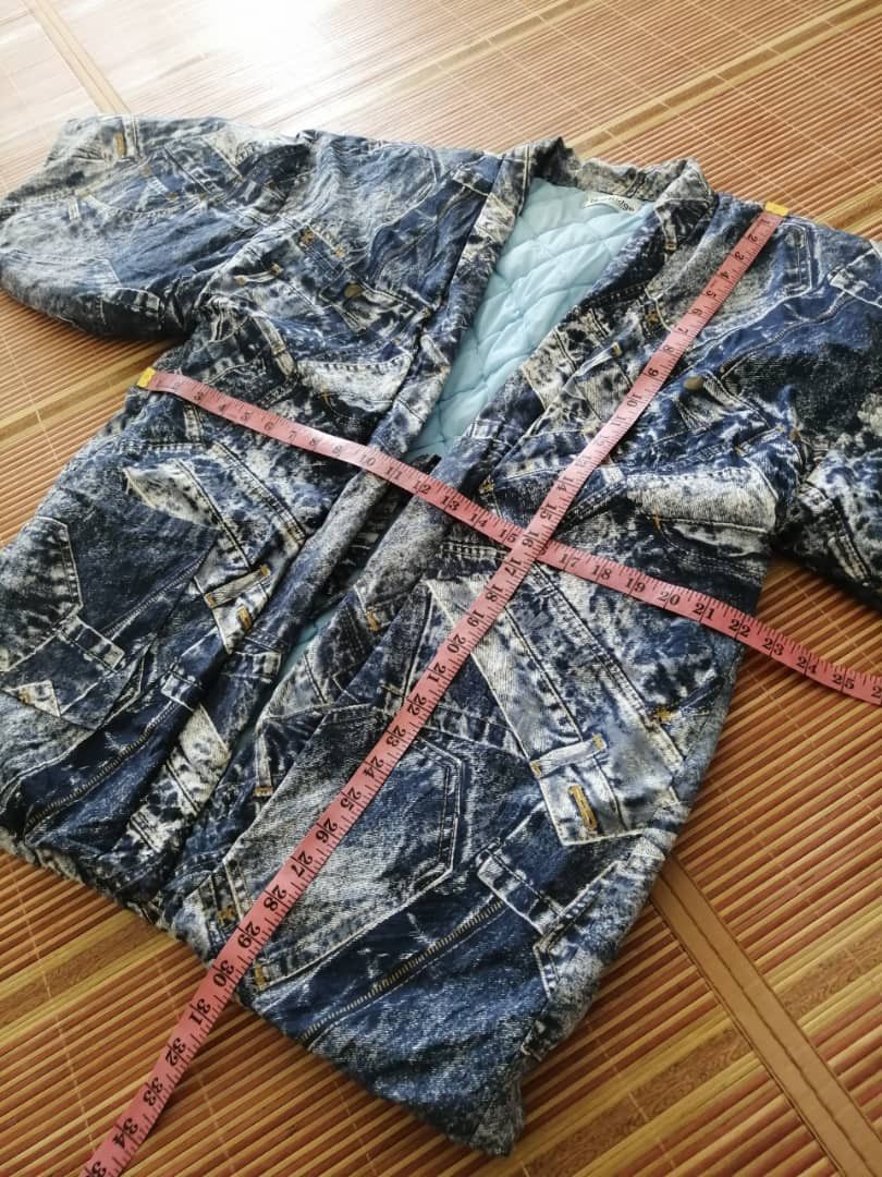 Japanese Brand × Vintage Vintage Japanese Traditional Kimono Printed Denim Size US M / EU 48-50 / 2 - 13 Thumbnail