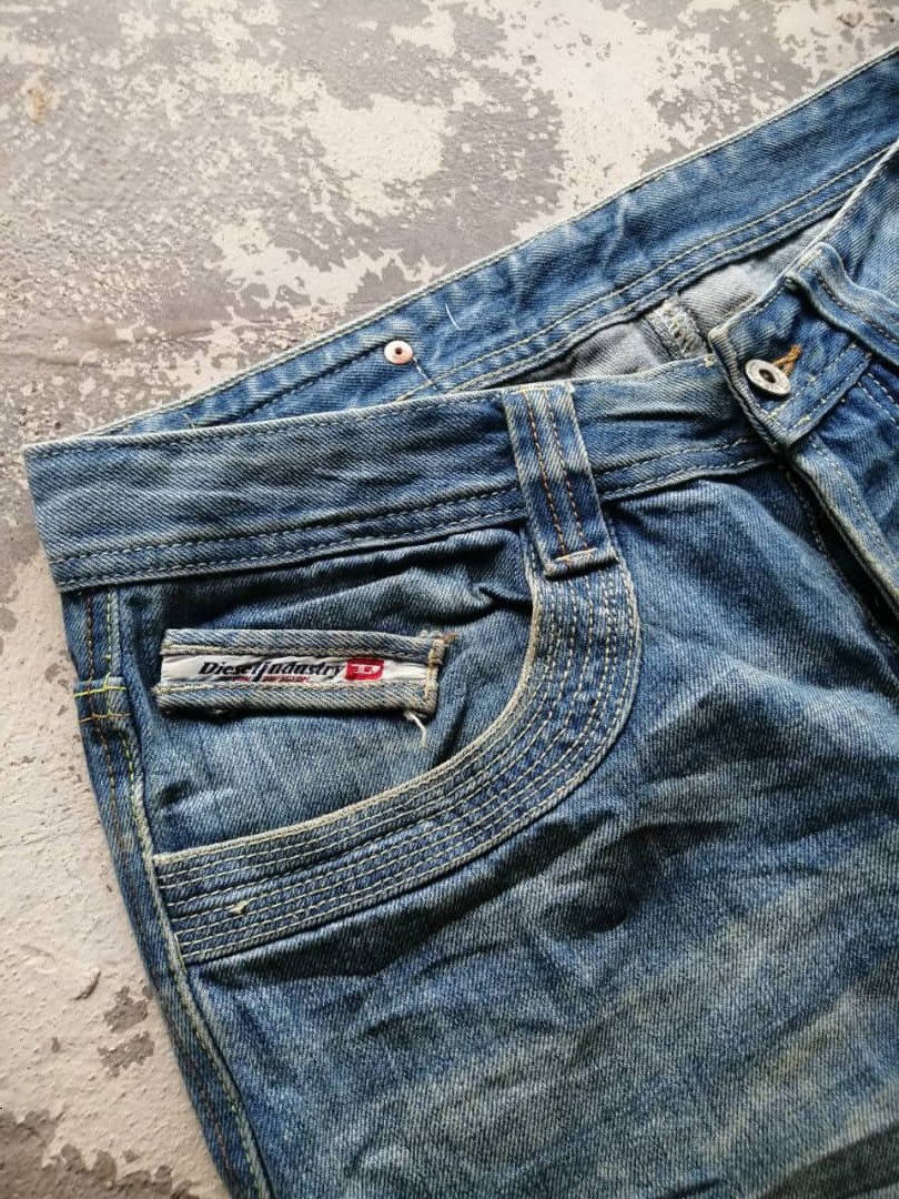 Diesel × Vintage Rusty Distress Diesel Multi Pocket Jeans Size US 30 / EU 46 - 8 Thumbnail