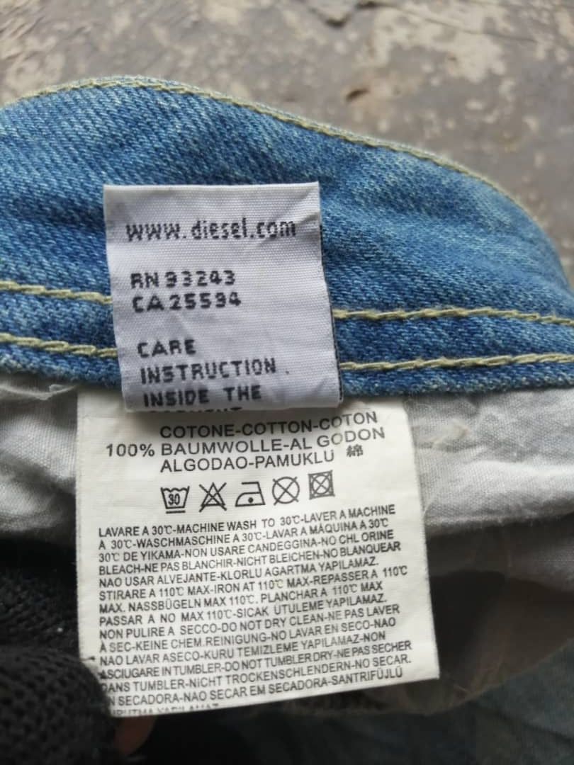 Diesel × Vintage Rusty Distress Diesel Multi Pocket Jeans Size US 30 / EU 46 - 11 Thumbnail