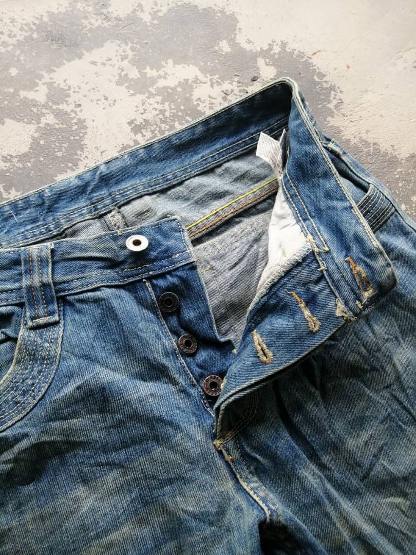 Diesel × Vintage Rusty Distress Diesel Multi Pocket Jeans Size US 30 / EU 46 - 7 Thumbnail