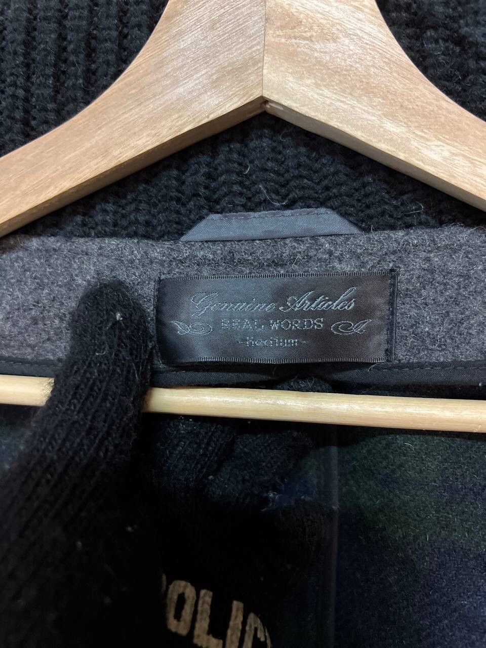 Japanese Brand GENUINE ARTICLES WOOL BLEND BORG COLLAR JACKET Size US M / EU 48-50 / 2 - 9 Thumbnail