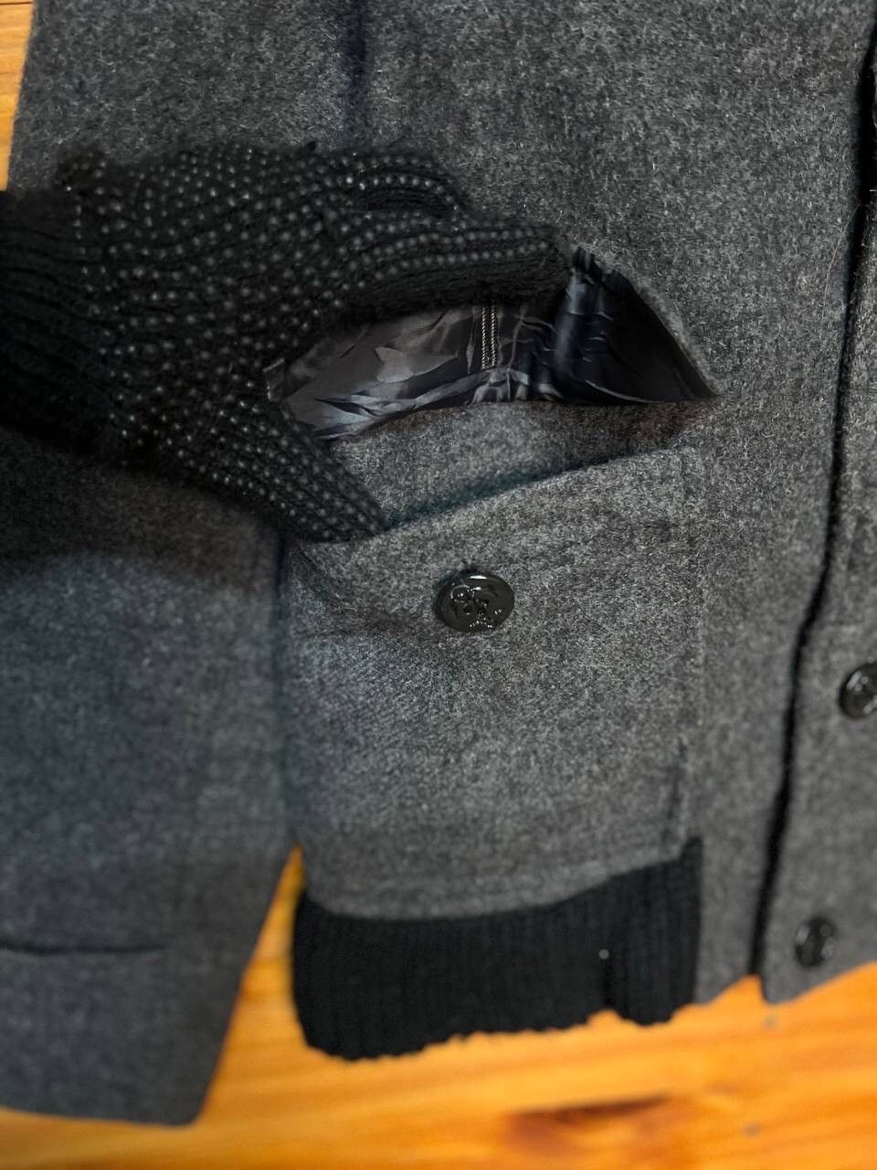 Japanese Brand GENUINE ARTICLES WOOL BLEND BORG COLLAR JACKET Size US M / EU 48-50 / 2 - 4 Thumbnail
