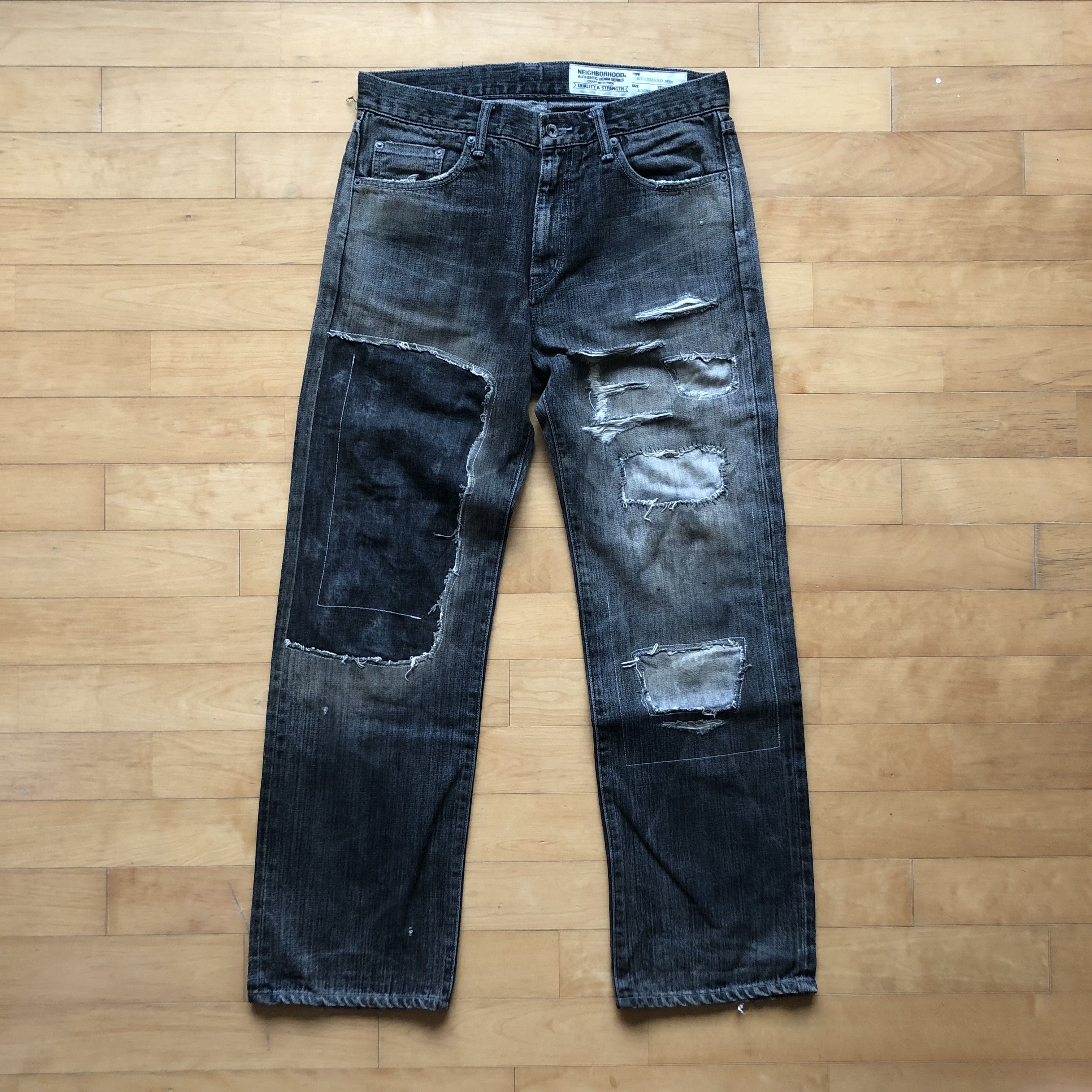 Neighborhood Neighborhood Wolverine Savage Basic Black Jeans