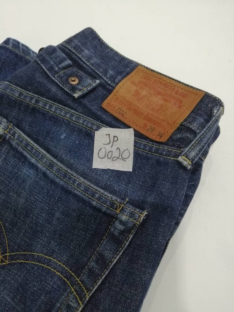 Levi's × Vintage Vintage 80s Levi's Redline 702XX Buckle Back Big E Jeans Size US 29 - 10 Thumbnail