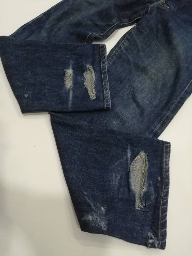 Levi's × Vintage Vintage 80s Levi's Redline 702XX Buckle Back Big E Jeans Size US 29 - 9 Thumbnail