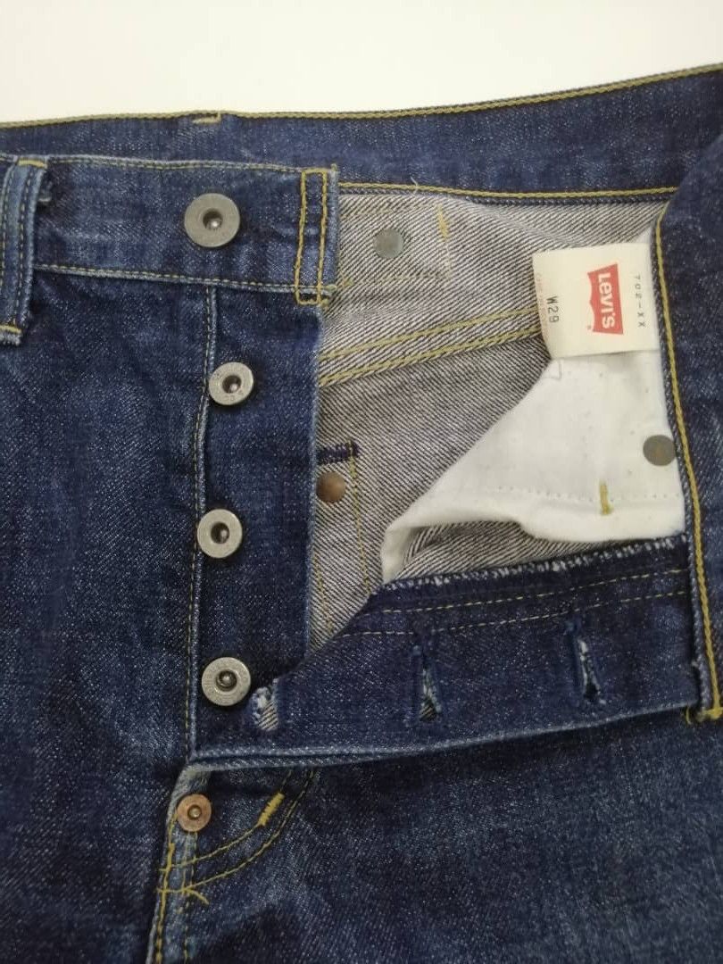 Levi's × Vintage Vintage 80s Levi's Redline 702XX Buckle Back Big E Jeans Size US 29 - 5 Thumbnail