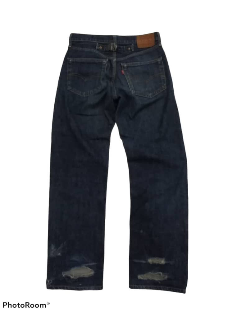Levi's × Vintage Vintage 80s Levi's Redline 702XX Buckle Back Big E Jeans Size US 29 - 2 Thumbnail
