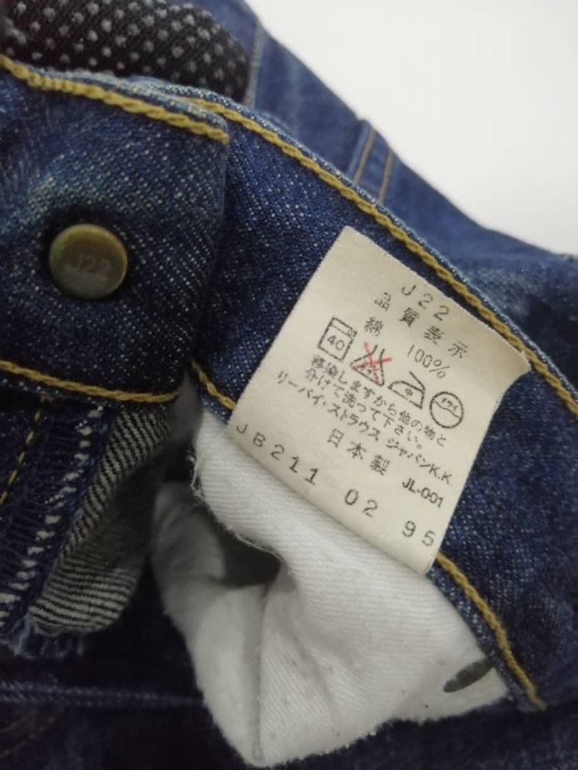 Levi's × Vintage Vintage 80s Levi's Redline 702XX Buckle Back Big E Jeans Size US 29 - 7 Thumbnail
