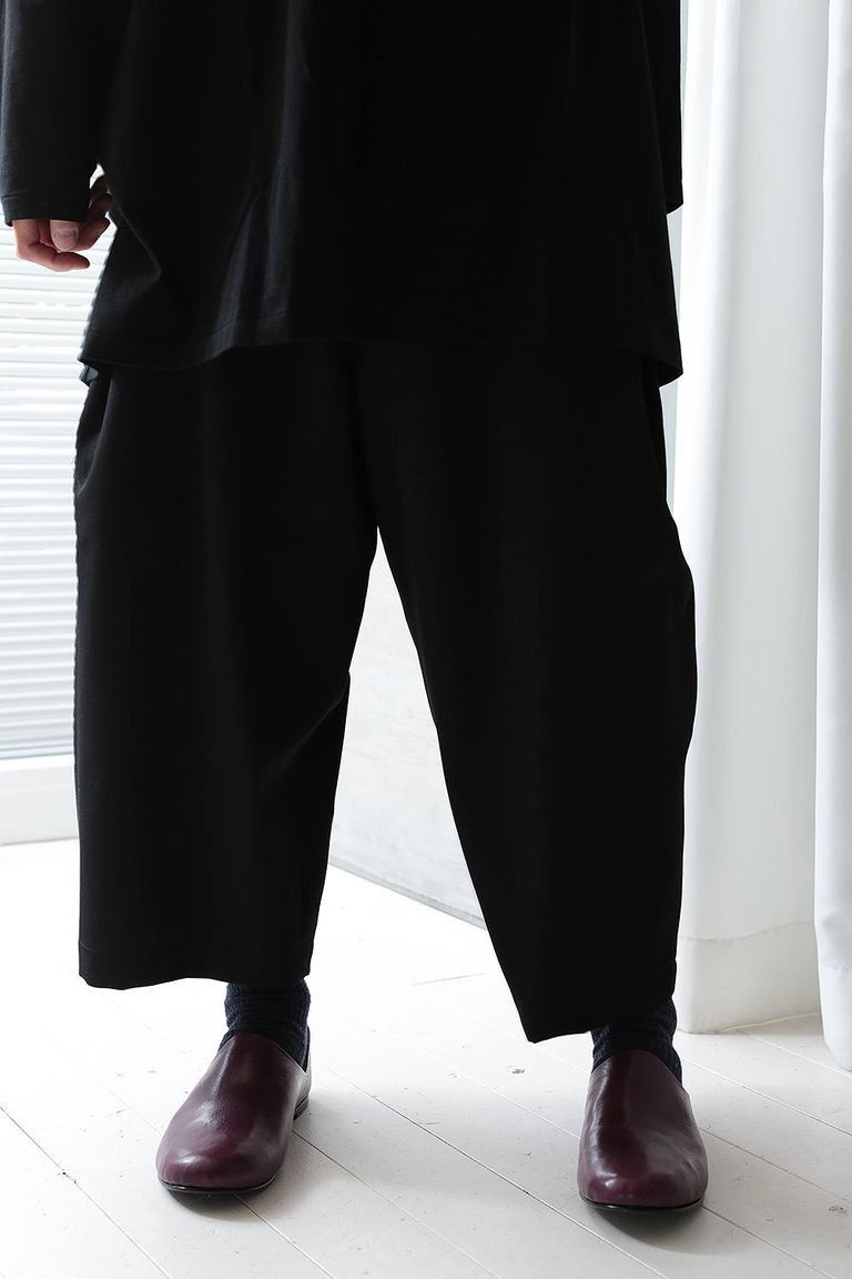 Yohji Yamamoto Yohji Yamamoto Pour Homme SS18 Gabardine Side Tuck Pants Size US 34 / EU 50 - 4 Thumbnail