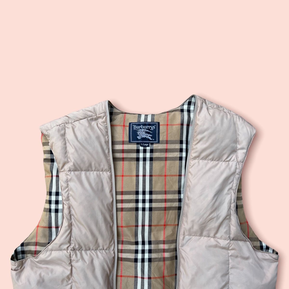 Burberry × Designer × Vintage BURBERRYS NOVA CHECKED PADDED JACKET LINING Size US L / EU 52-54 / 3 - 3 Thumbnail
