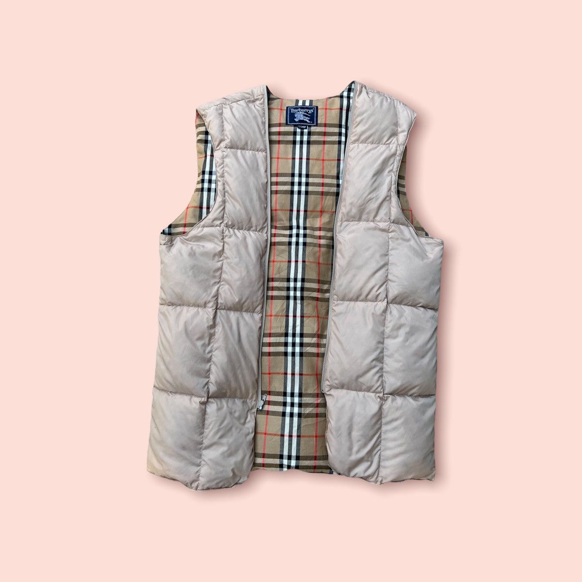 Burberry × Designer × Vintage BURBERRYS NOVA CHECKED PADDED JACKET LINING Size US L / EU 52-54 / 3 - 2 Thumbnail