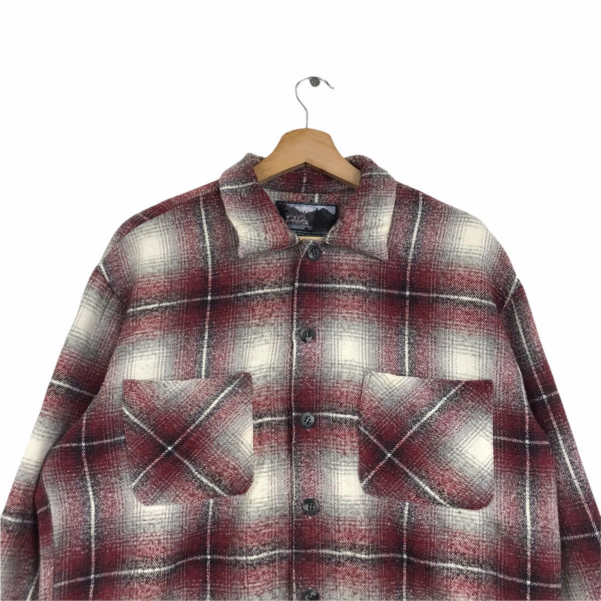 Vintage Vintage FLYING SCOTSMAN Outdoor Flannel Shirt Size US L / EU 52-54 / 3 - 3 Thumbnail