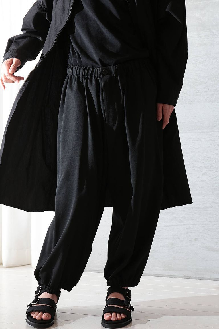 Yohji Yamamoto Yohji Yamamoto Pour Homme SS20 - Wool Tab Gather Pants Size US 30 / EU 46 - 7 Thumbnail