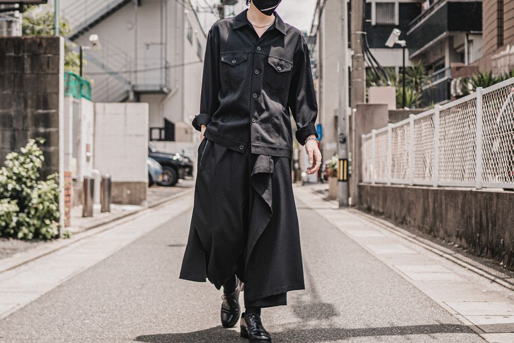 Yohji Yamamoto Yohji Yamamoto Pour Homme 21AW - W/GABARDINE Wrap