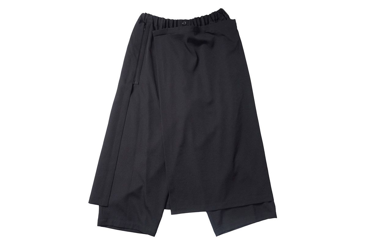 Yohji Yamamoto Yohji Yamamoto Pour Homme 21AW - W/GABARDINE Wrap Pants Size US 30 / EU 46 - 11 Thumbnail