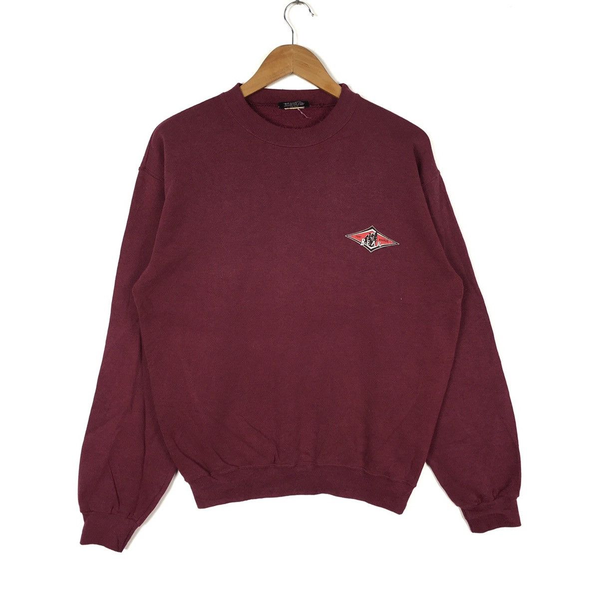 Vintage Vintage BEAR SURF BOARD Surfing Beach Skate Red Sweatshirt Size US M / EU 48-50 / 2 - 1 Thumbnail