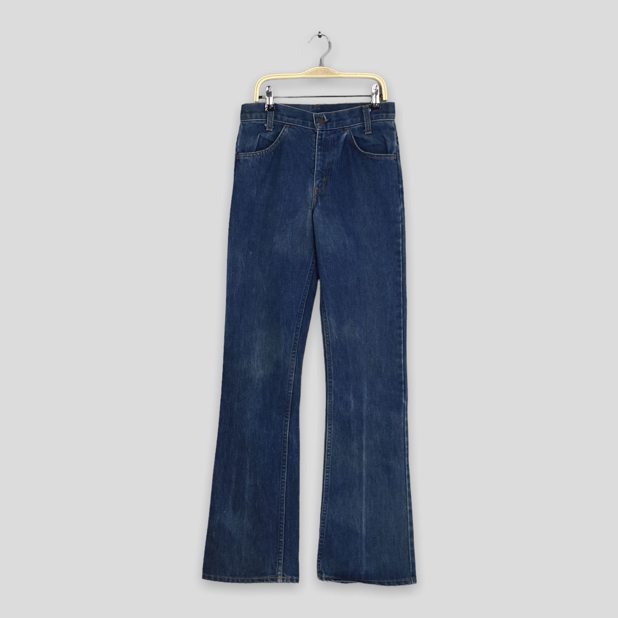 image of Size 27X33.5 Vintage Levi's 746 Bootcut Wide Flare Jean in Blue, Men's