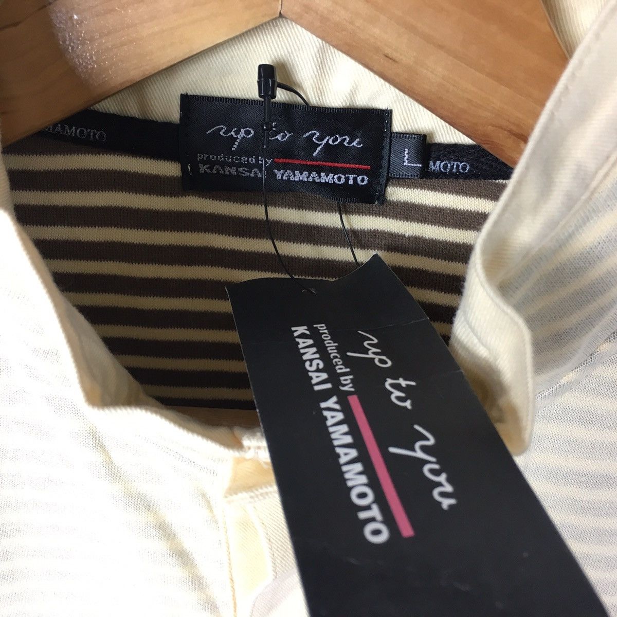 Kansai Yamamoto UP TO YOU KANSAI YAMAMOTO Japanese Brand Stripes Sweatshirt Size US L / EU 52-54 / 3 - 4 Thumbnail