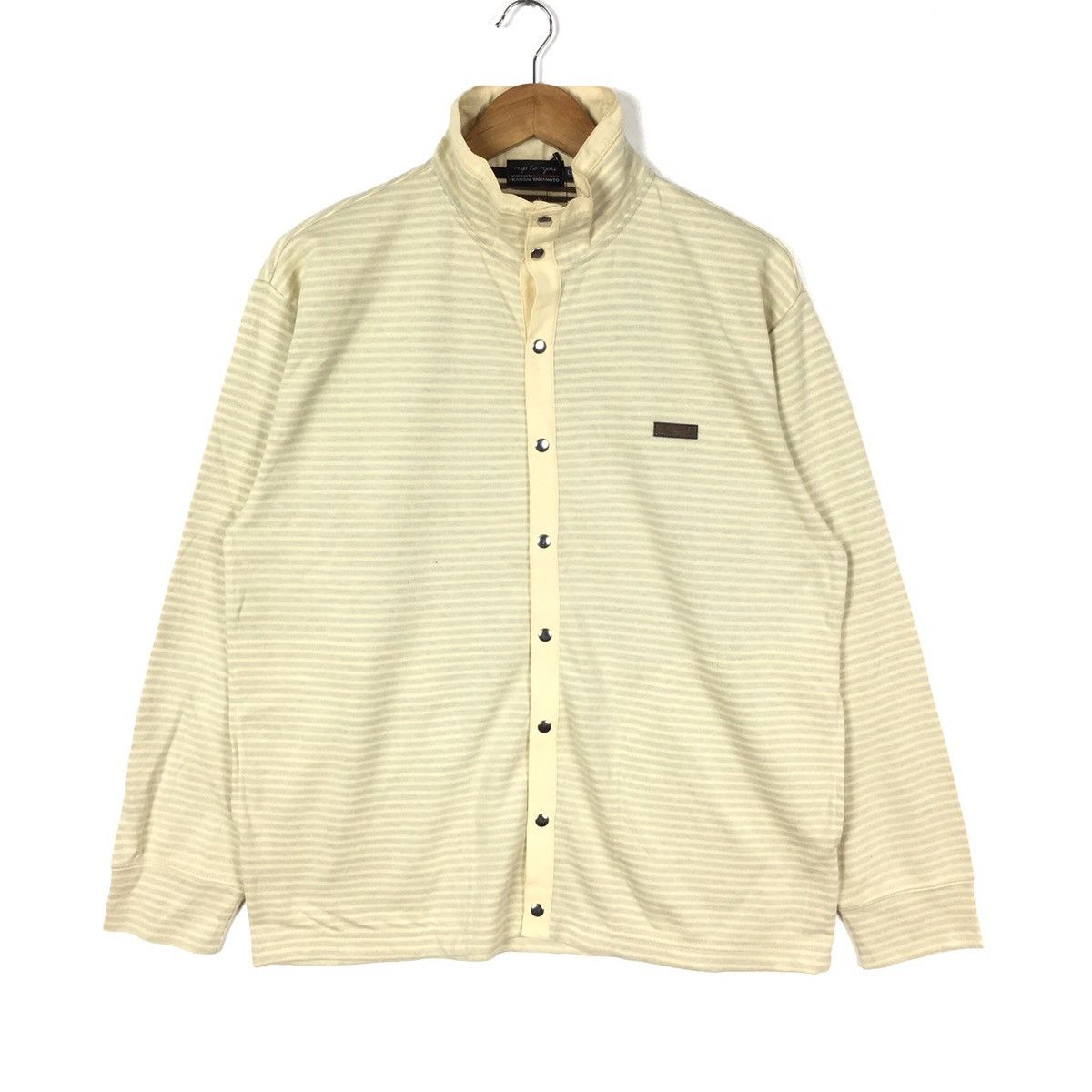 Kansai Yamamoto UP TO YOU KANSAI YAMAMOTO Japanese Brand Stripes Sweatshirt Size US L / EU 52-54 / 3 - 1 Thumbnail