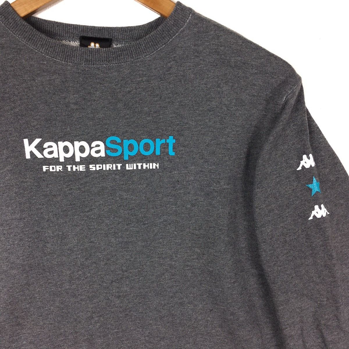 Kappa KAPPA SPORT Side Tape Hip Hop Swag Rap Grey Sweatshirt Size US S / EU 44-46 / 1 - 2 Thumbnail