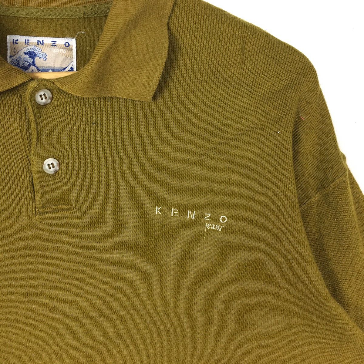 Kenzo Vintage KENZO JEANS Paris French Designer Collar Shirt Size US XL / EU 56 / 4 - 2 Thumbnail