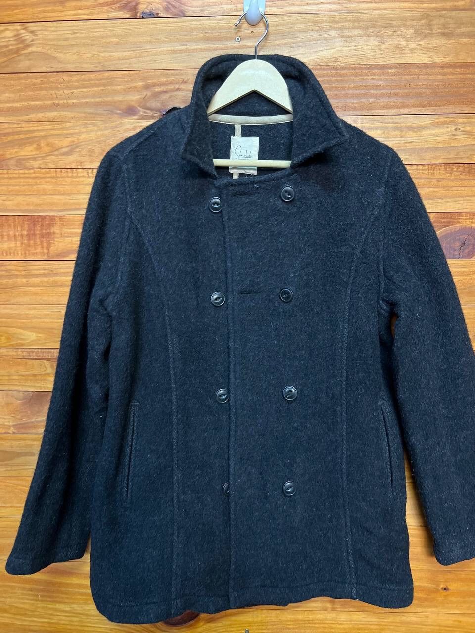 Japanese Brand DOUBLE BREAST WOOL PEACOAT Size M / US 6-8 / IT 42-44 - 10 Thumbnail