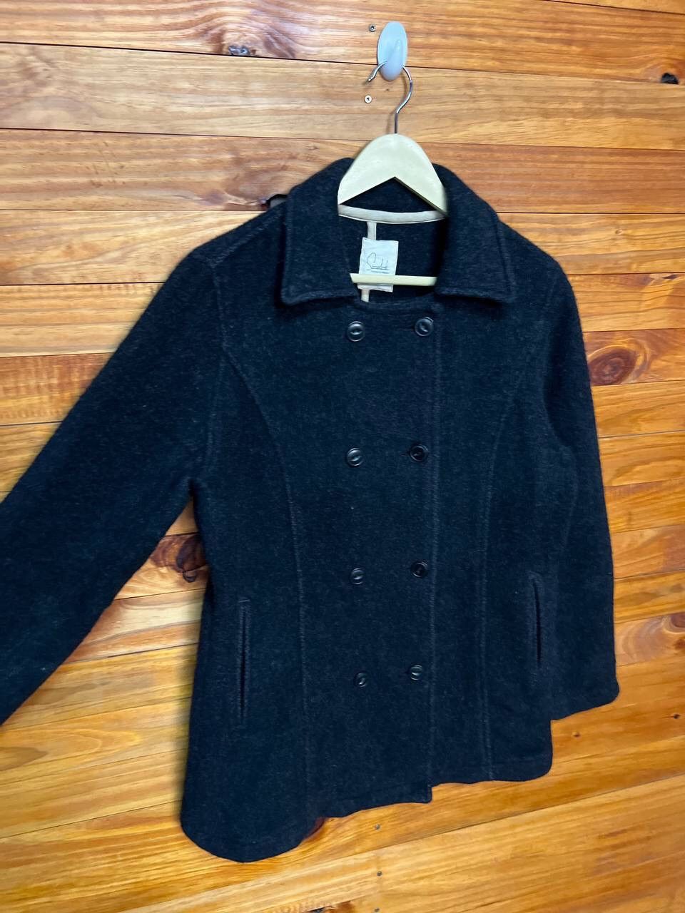 Japanese Brand DOUBLE BREAST WOOL PEACOAT Size M / US 6-8 / IT 42-44 - 5 Thumbnail