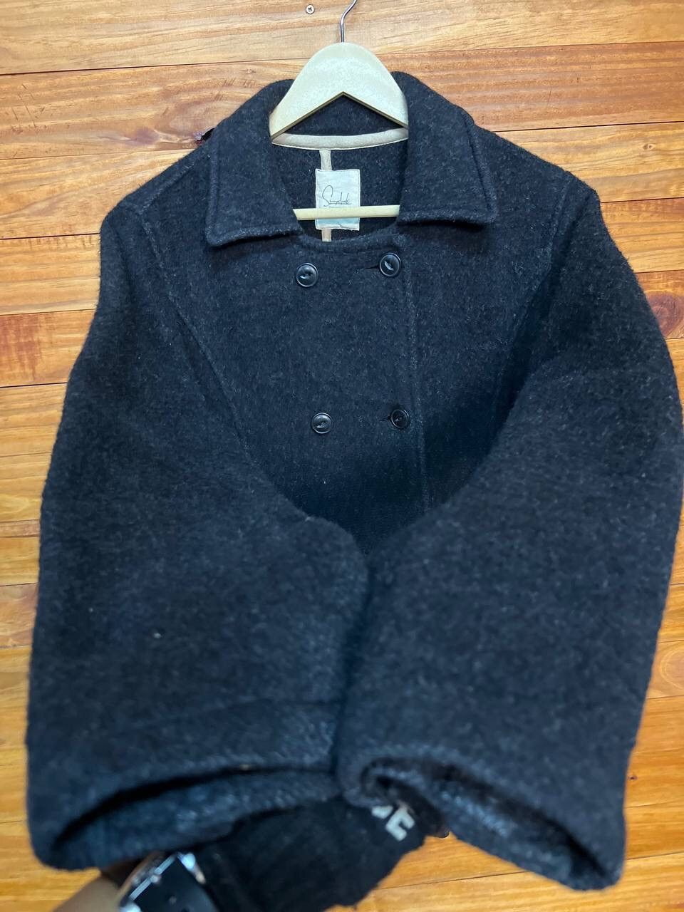 Japanese Brand DOUBLE BREAST WOOL PEACOAT Size M / US 6-8 / IT 42-44 - 7 Thumbnail
