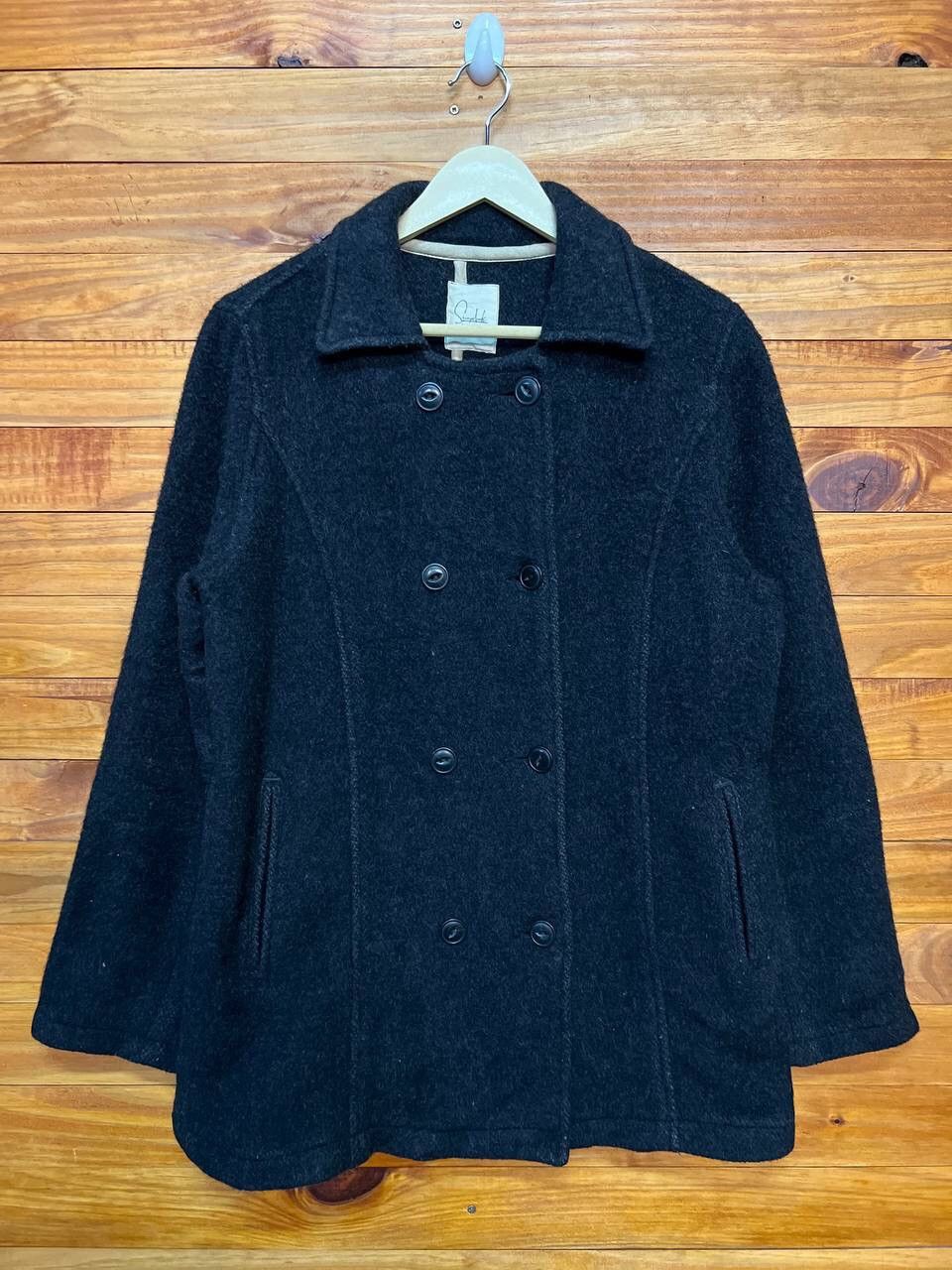 Japanese Brand DOUBLE BREAST WOOL PEACOAT Size M / US 6-8 / IT 42-44 - 1 Thumbnail