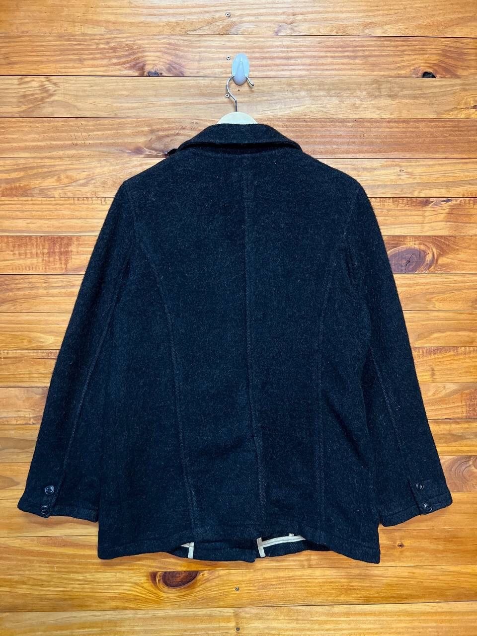 Japanese Brand DOUBLE BREAST WOOL PEACOAT Size M / US 6-8 / IT 42-44 - 8 Thumbnail