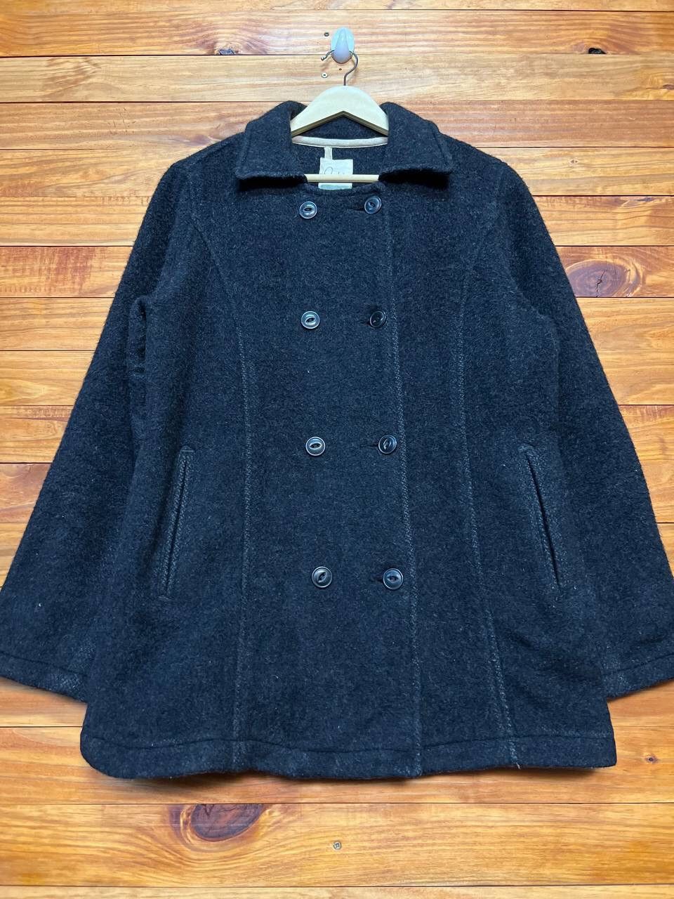 Japanese Brand DOUBLE BREAST WOOL PEACOAT Size M / US 6-8 / IT 42-44 - 4 Thumbnail