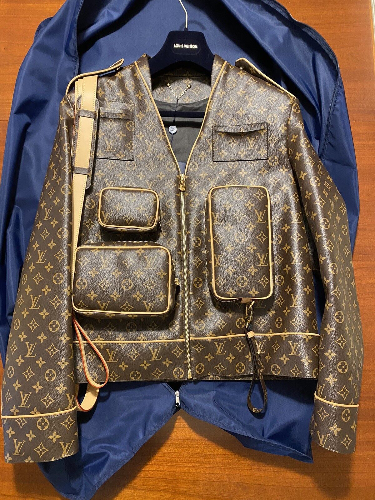 Louis Vuitton NBA Authenticated Leather Jacket