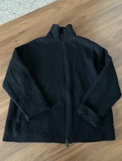 Yohji Yamamoto Pour Homme - Knit zipper Cardigan Sweater