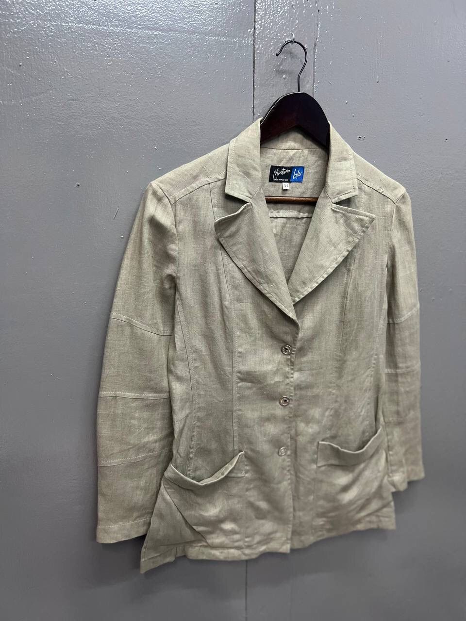 Claude Montana CLAUDE MONTANA BLU COATS WOMENSWEAR Size M / US 6-8 / IT 42-44 - 2 Thumbnail