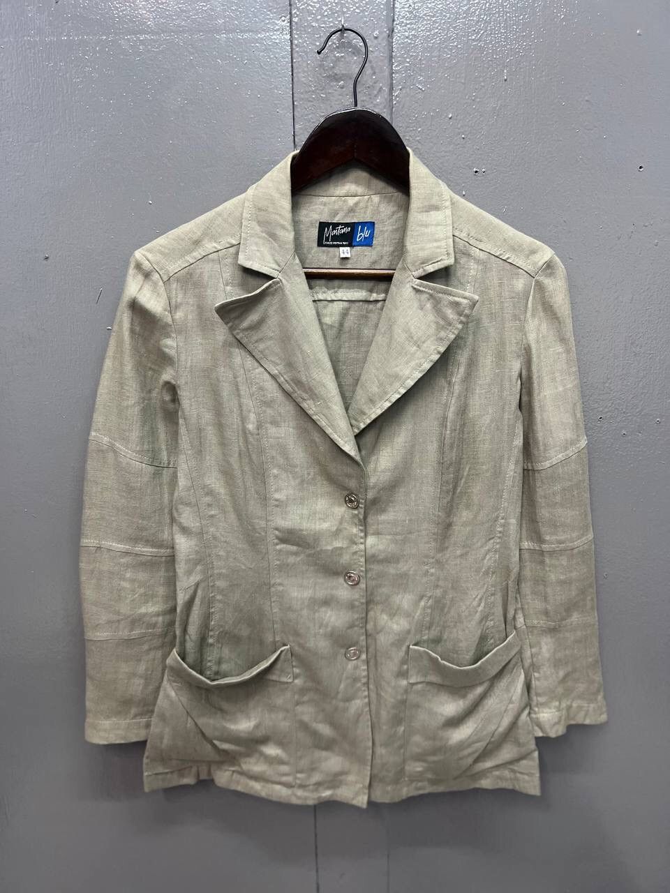 Claude Montana CLAUDE MONTANA BLU COATS WOMENSWEAR Size M / US 6-8 / IT 42-44 - 1 Thumbnail