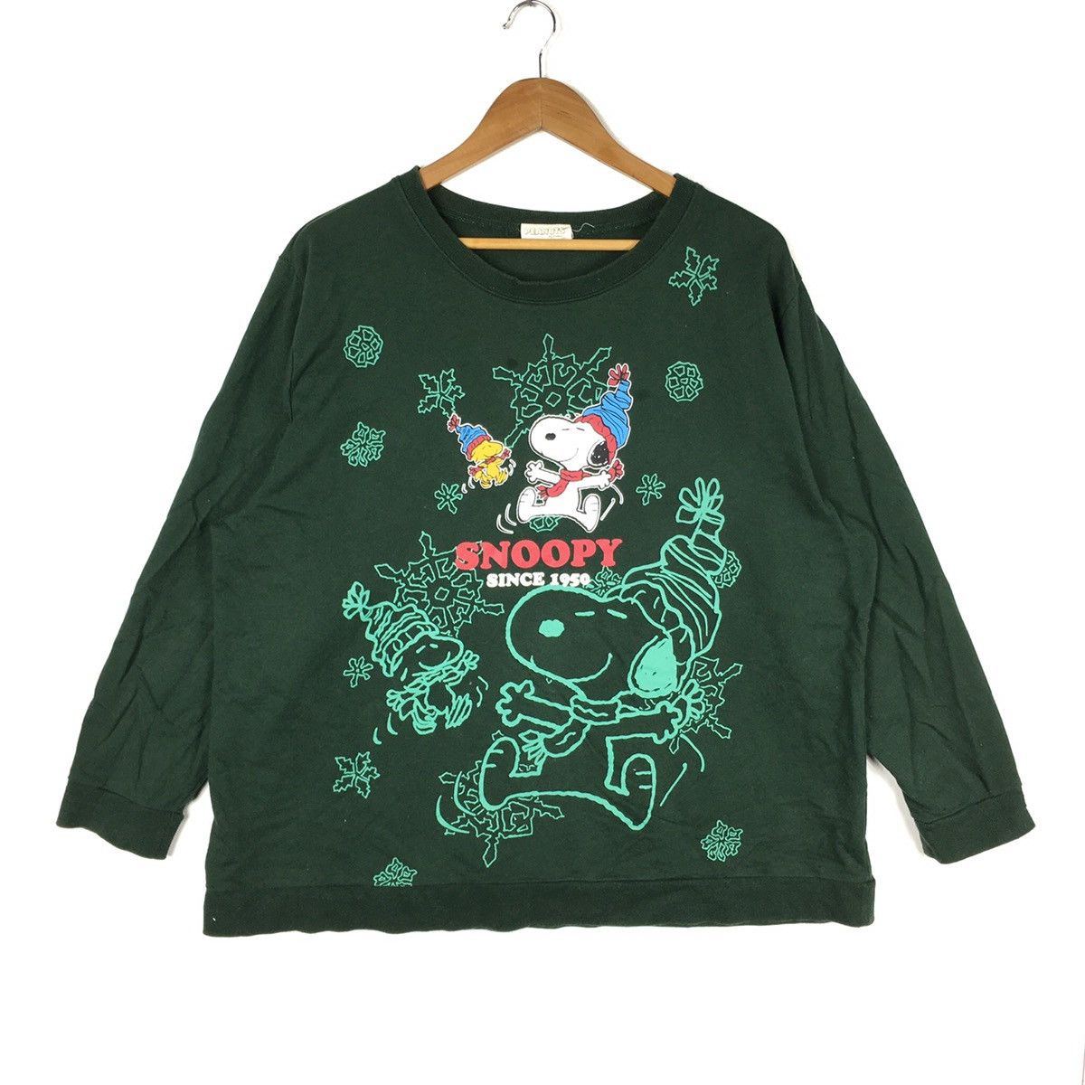 Peanuts SNOOPY PEANUTS CHRISTMAS Schulz Disney Movie Sweatshirt Size US XL / EU 56 / 4 - 1 Thumbnail