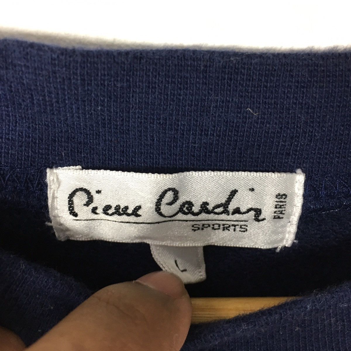 Pierre Cardin PIERRE CARDIN PARIS Sports Embroidered Black Sweatshirt Size US L / EU 52-54 / 3 - 3 Thumbnail