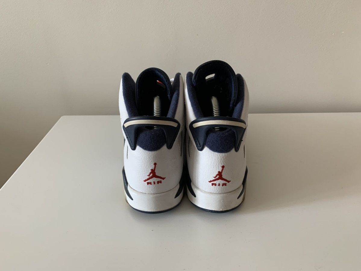 Jordan Brand × Nike × Vintage Air Jordan 6 Retro GS Olympic 2012 Size US 6.5 / EU 39-40 - 4 Thumbnail